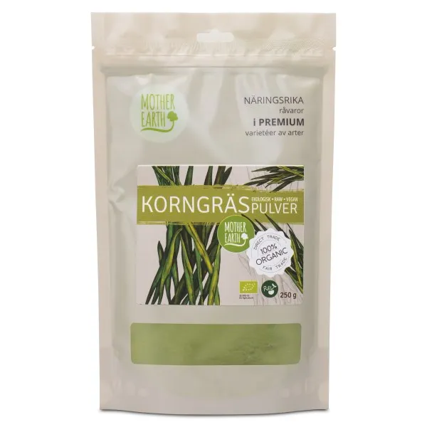 Mother Earth Korngräspulver EU Raw & Eko, 250 g