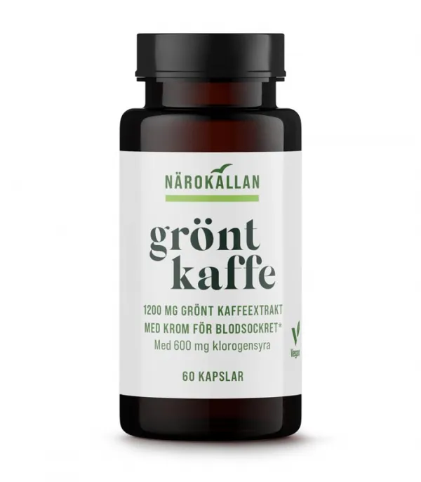 Närokällan Grönt Kaffe & Krom 60 kapslar