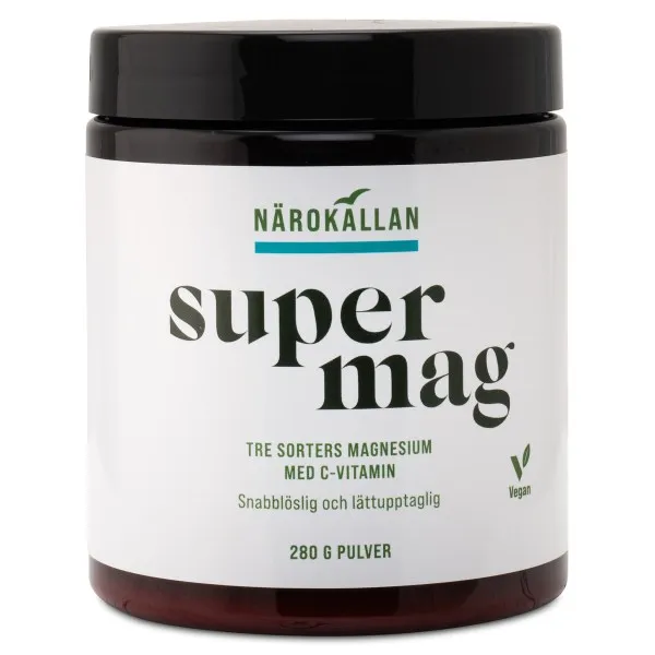 En glad kund provar sin supermagnesium och vill direkt köpa en egen.