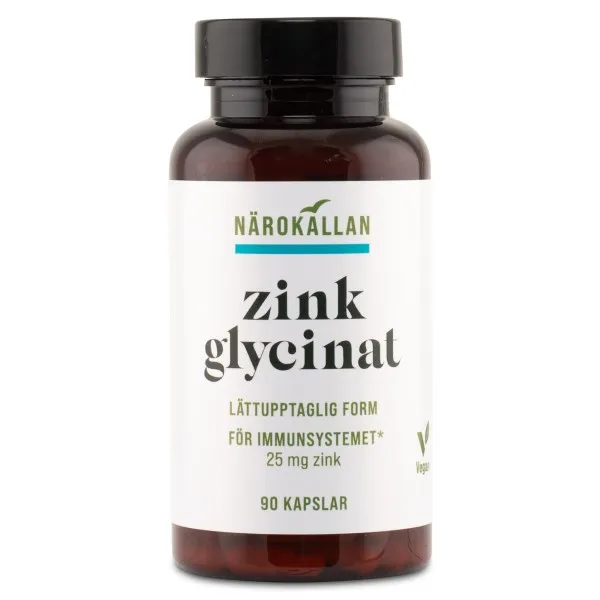 Närokällan Zinkglycinat, 90 kaps