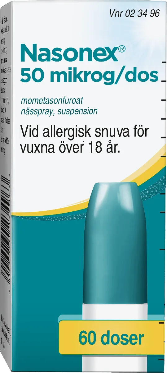 Nasonex Nässpray Suspension 50 µg/dos 60 doser