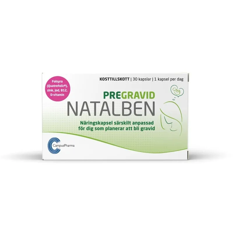 Natalben PreGravid 30 kapslar