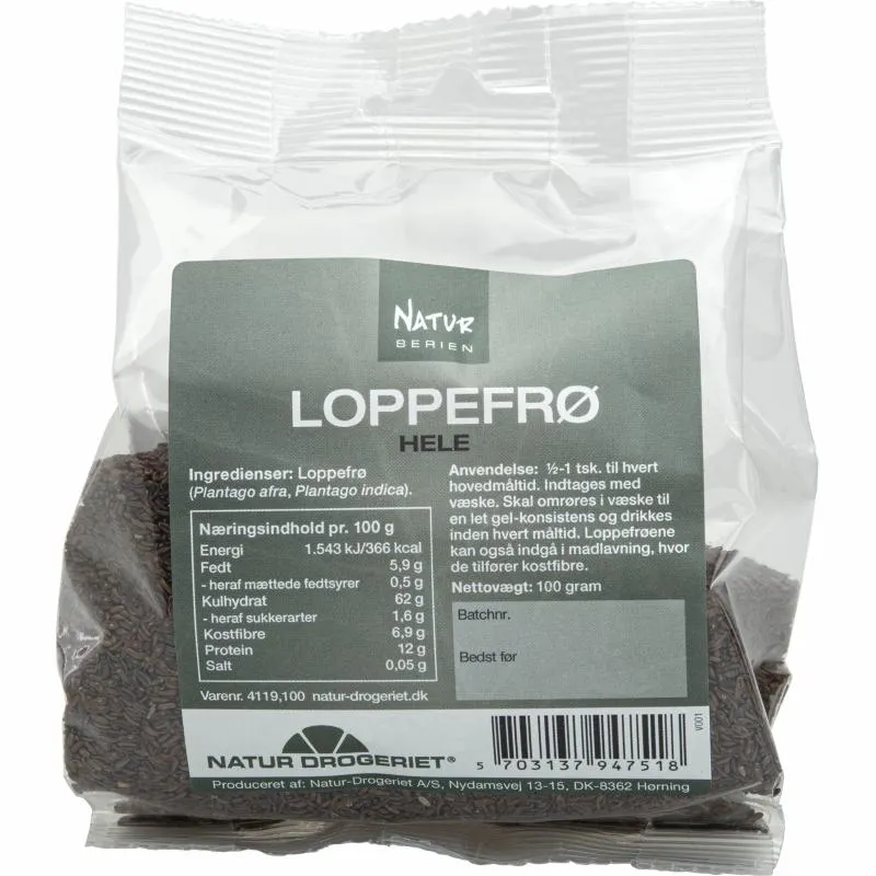 Natur Drogeriet Psylliumfrön, hela 100g - Natur Drogeriet