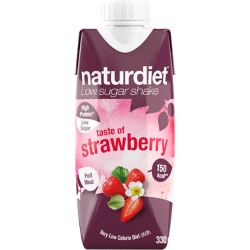 Naturdiet Shake Jordgubb 330 ml