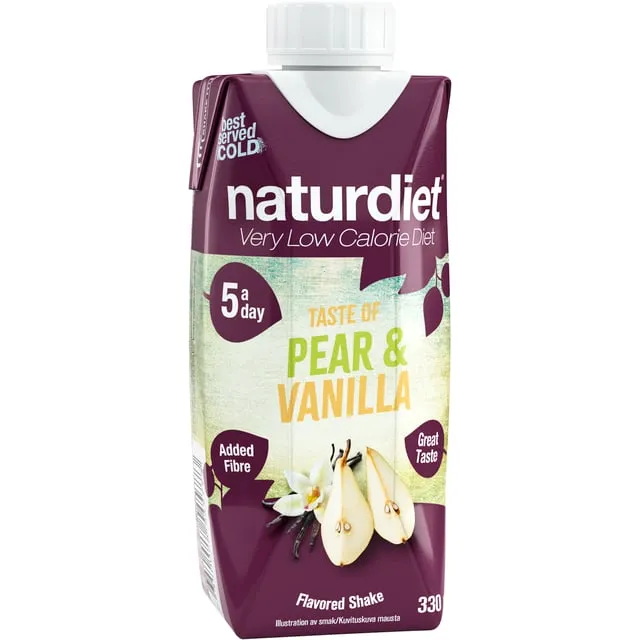 Naturdiet VLCD Pear & Vanilla Shake 330 ml
