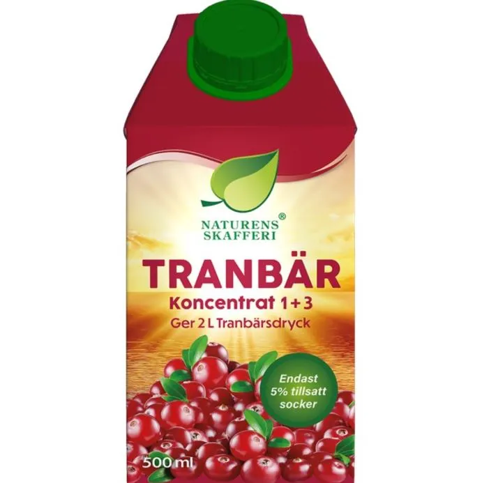 Naturens Skafferi Tranbär Koncentrat 1+3 500 ml