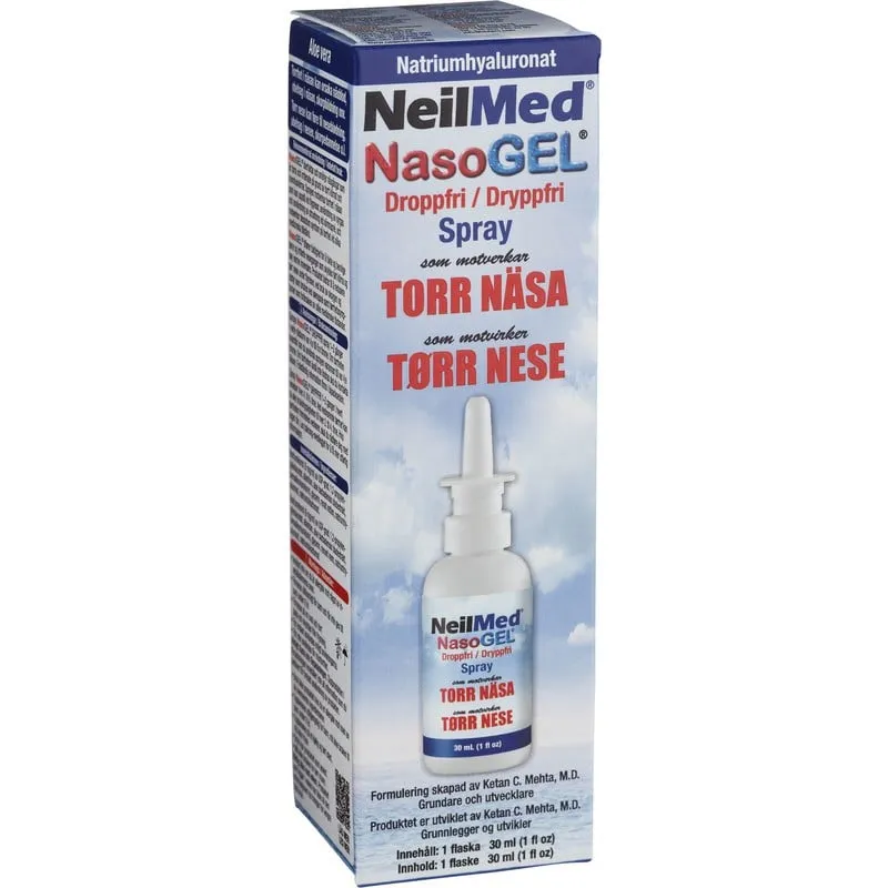 NeilMed NasoGel spray mot torr näsa 30 ml