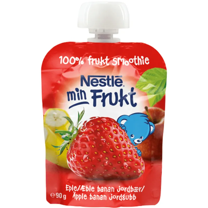 Nestlé Min Frukt Äpple Banan Jordgubb 90 g