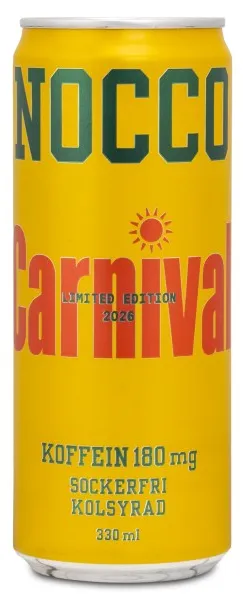 NOCCO BCAA, Carnival, Koffein, 1 st