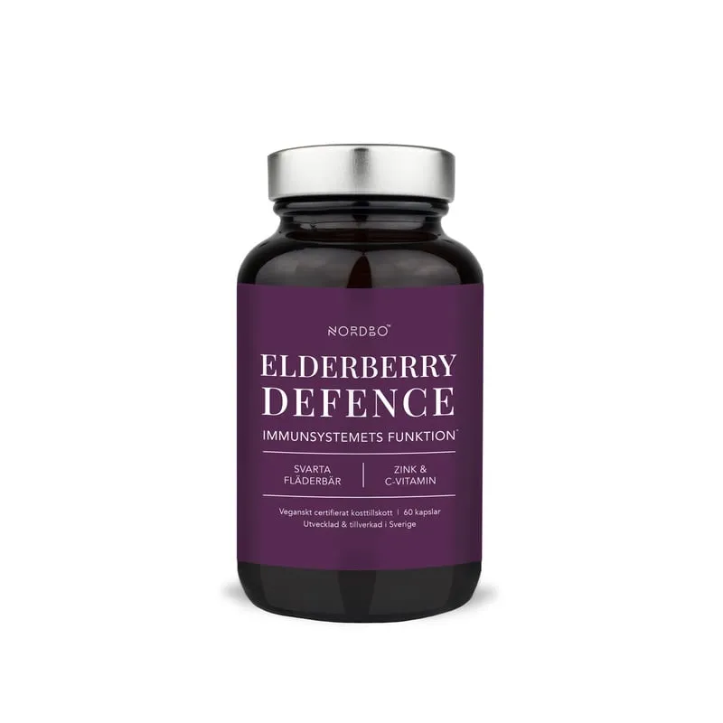 Nordbo Elderberry Defence 60 kapslar