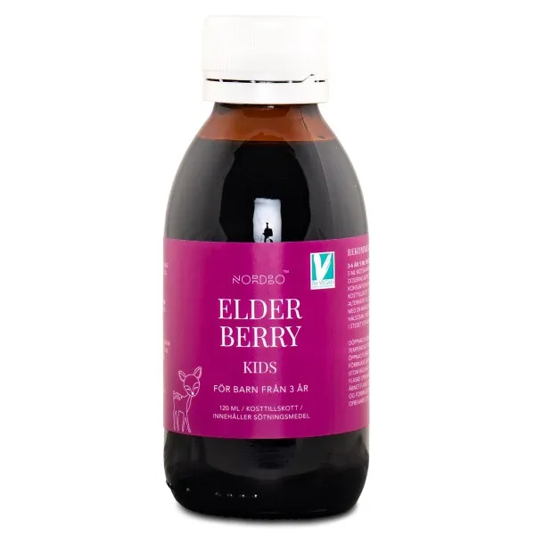 Nordbo Elderberry Kids, 120 ml