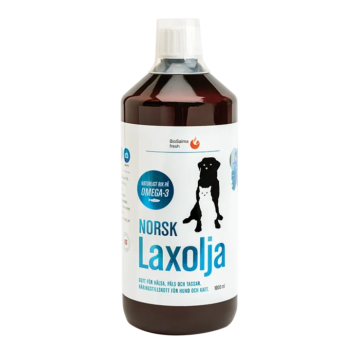 Norsk Laxolja för Hund och Katt 1000 ml