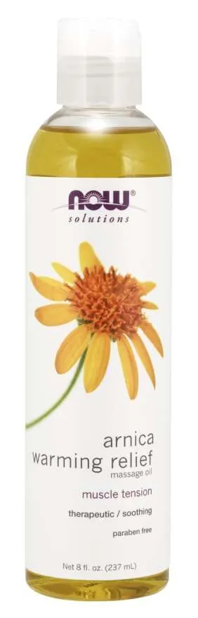 NOW Arnica Warming Massage Oil 237 ml NOW