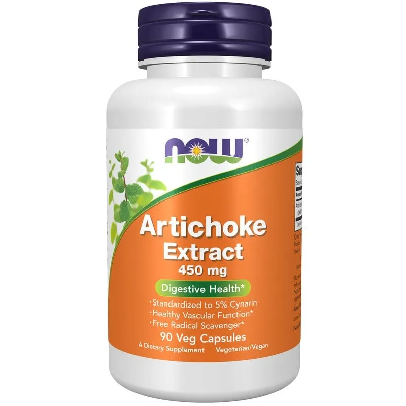 NOW Artichoke Extract (Kronärtskocksextrakt) 450 mg 90 kapslar