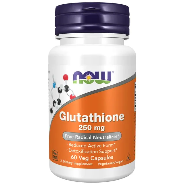 NOW Glutathione 250mg 60 kapslar