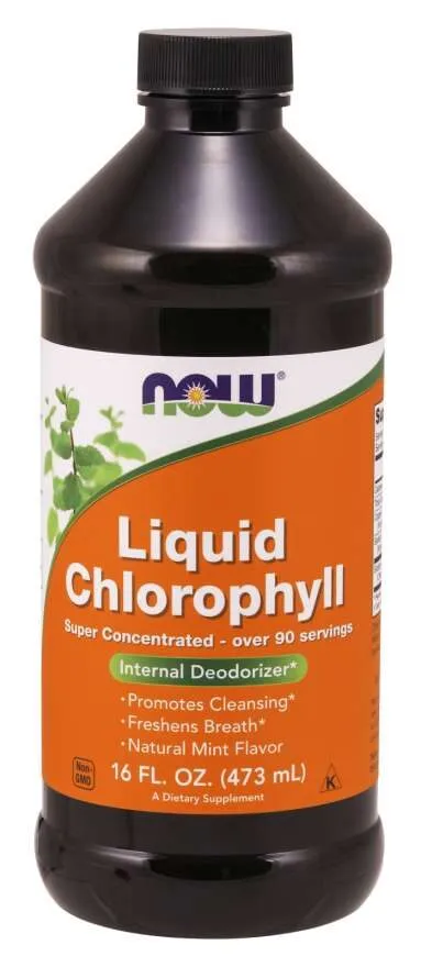 NOW Liquid Chlorophyll (klorofyll) 473 ml