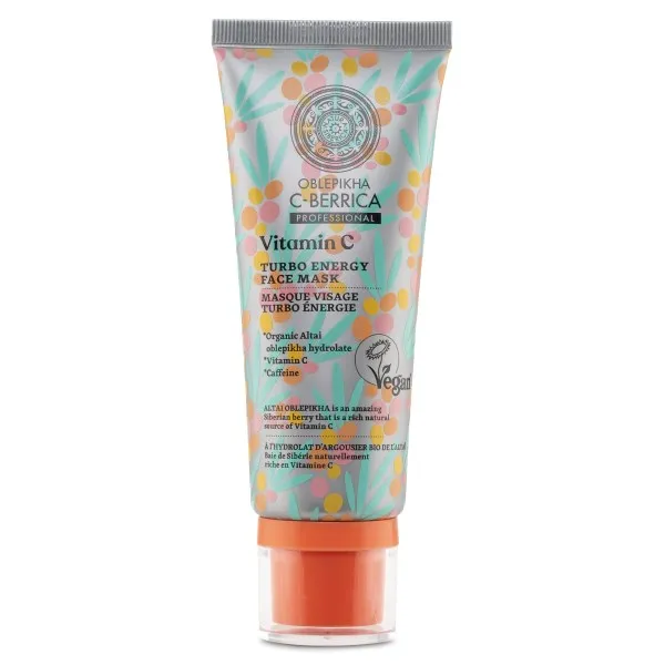 NS Oblepikha C-Berrica Face Mask, 100 ml, Turbo Energy