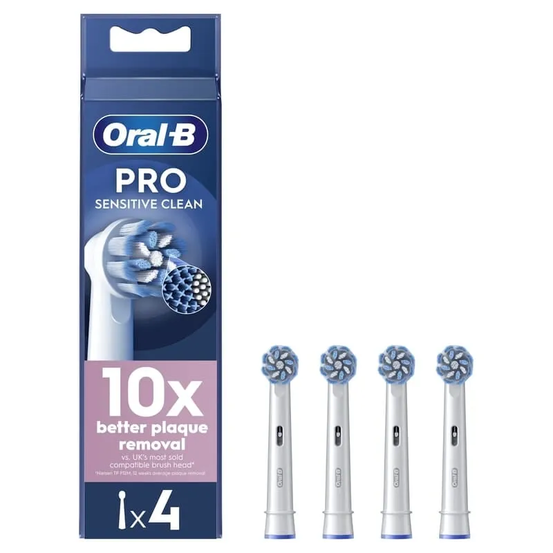 Oral-B Sensitive Clean Borsthuvuden 4 st