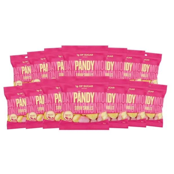 Pändy Candy, Sour Skulls, 14-pack
