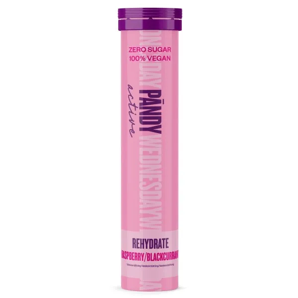 Pändy Rehydrate Vätskeersättning, Raspberry/Blackcurrant, 20 brustabl
