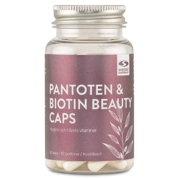 Pantoten & Biotin Beauty Caps, 60 kaps