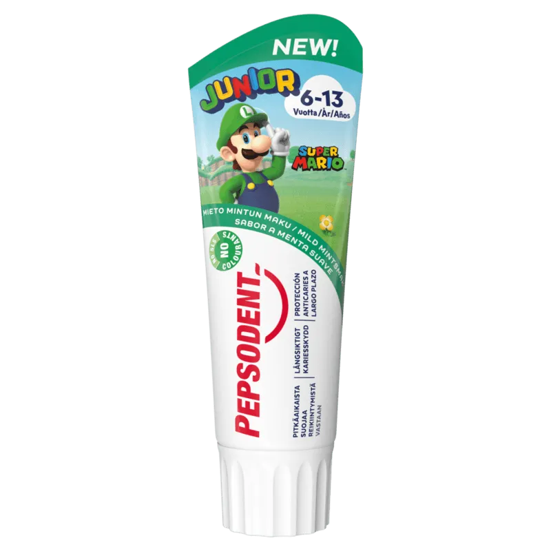 Pepsodent Tandkräm Junior 6-13 år Mild Mint 75 ml