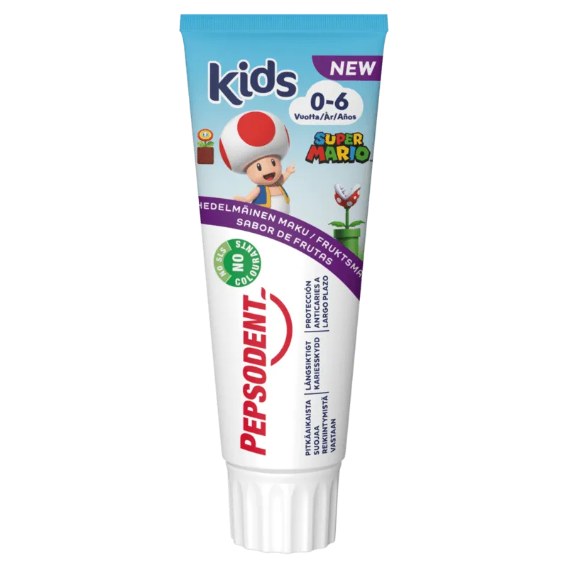 En engagerad användare visar upp sin barntandkräm för nybörjare och känner att en egen måste få följa med hem.