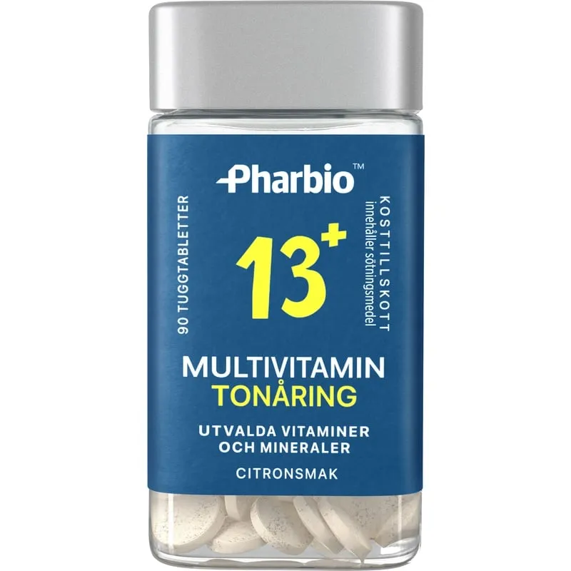 Pharbio Multivitamin Tonåring 90 tabletter