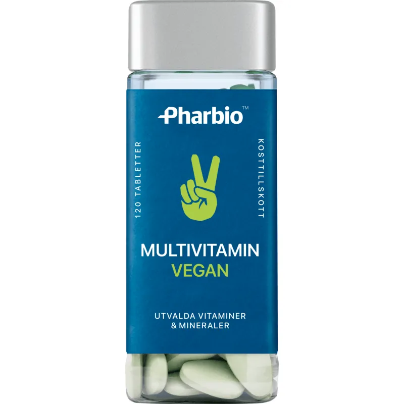 Pharbio Multivitamin Vegan 120 tabletter