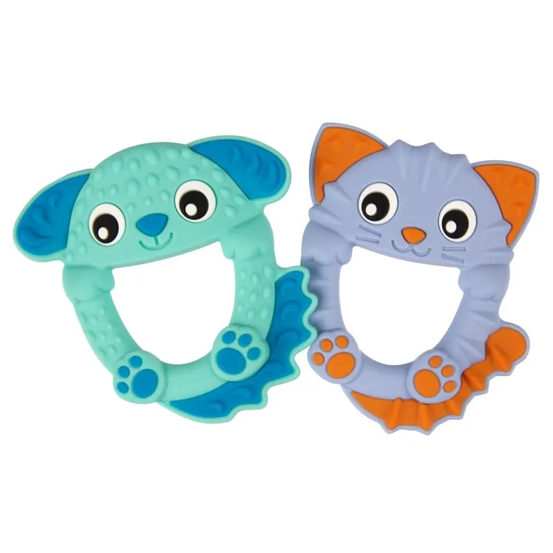 Playgro Soothe & Chew Silicone Teethers 3m+ 2-pack