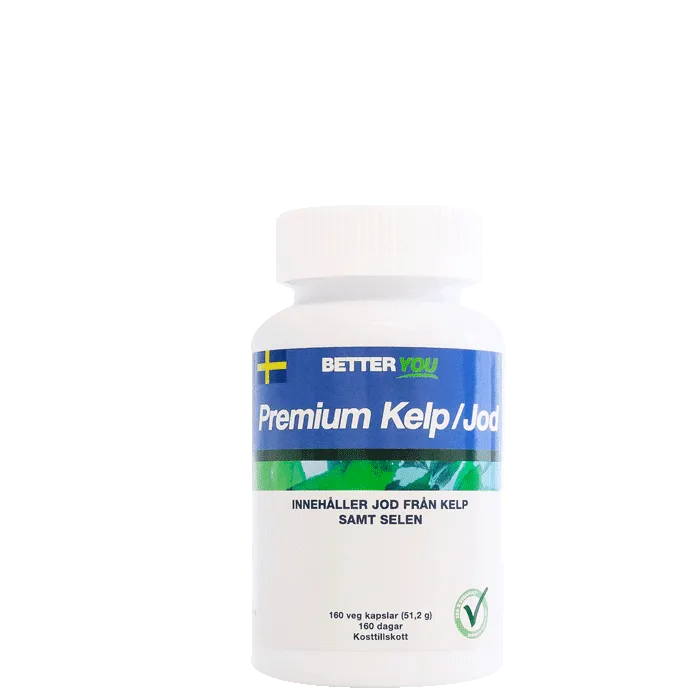 Premium Kelp/Jod 160 Kapslar