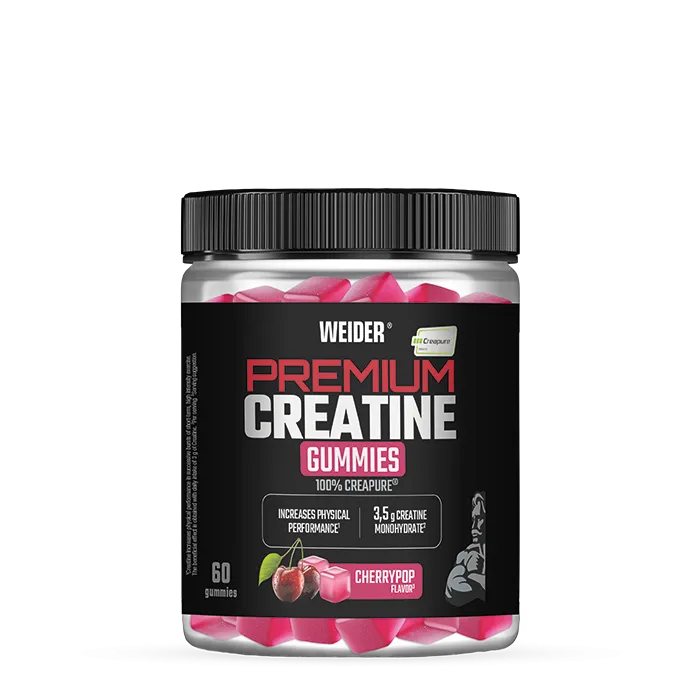 Premium PureCreatine gummie 60 gummies Cherrypop