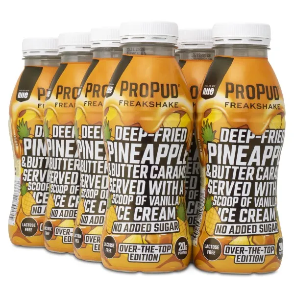 ProPud Protein Milkshake, Caramelized Pineapple, 8-pack