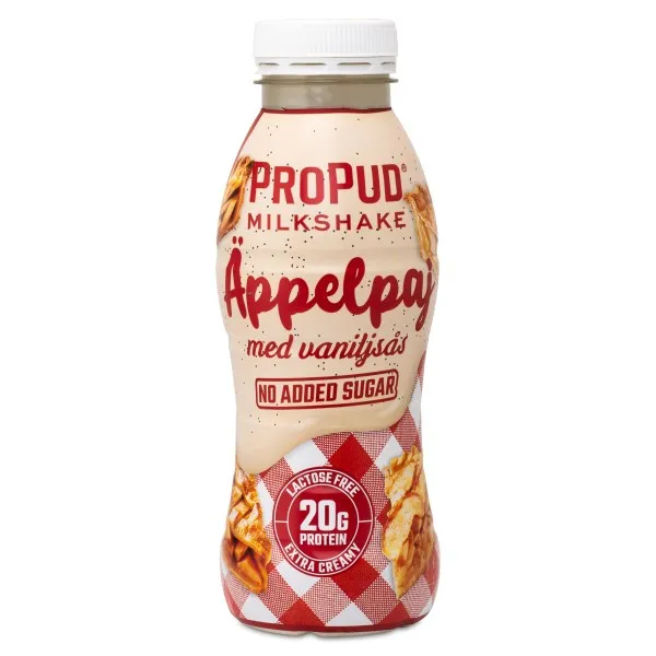 ProPud Protein Milkshake, Äppelpaj, 330 ml