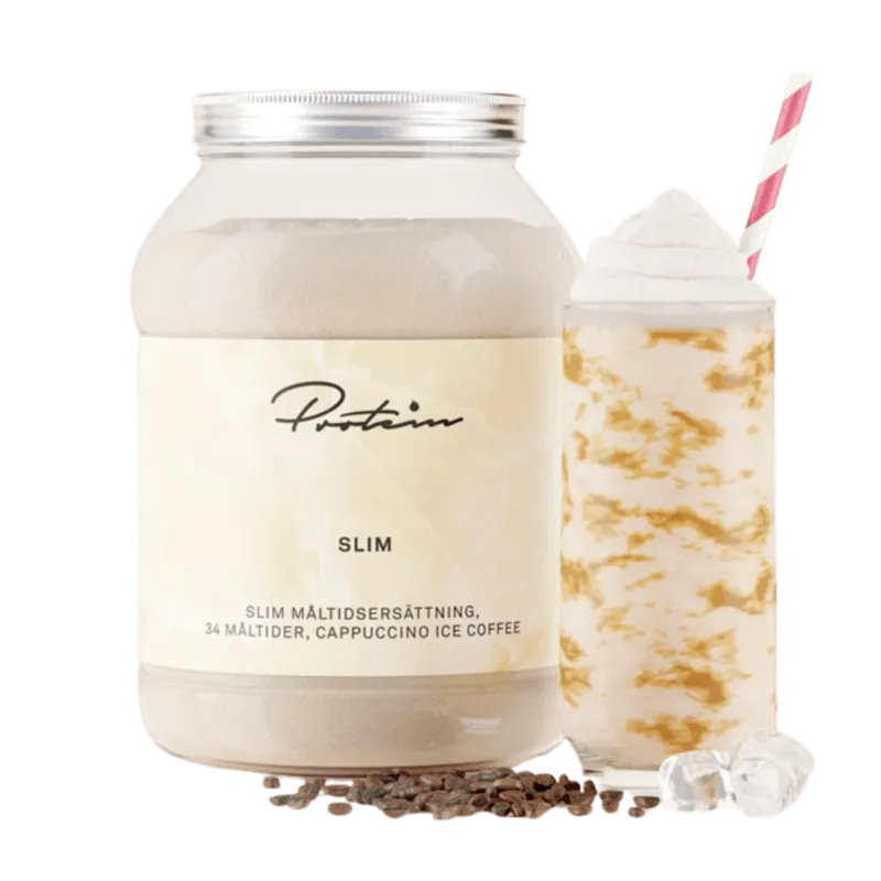 Protein.se Slim Måltidsersättning Cappuccino Ice coffee 1200 g