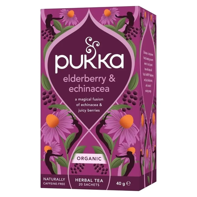 Pukka Elderberry & Echinacea 20 tepåsar