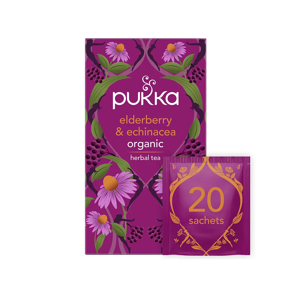 Pukka Te Elderberry & Echinacea 20 påsar