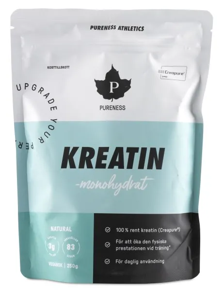 Pureness Athletics Kreatin Creapure, Natural, 250 g
