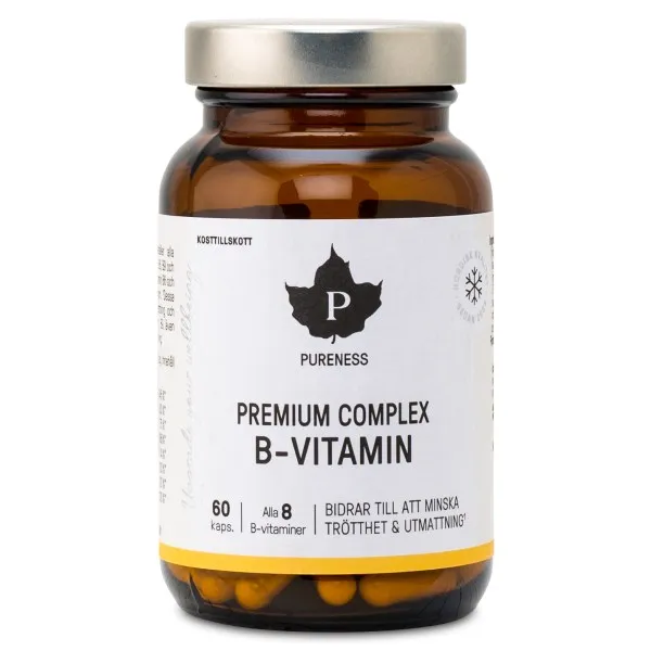 Pureness Premium Complex B-Vitamin, 60 kaps