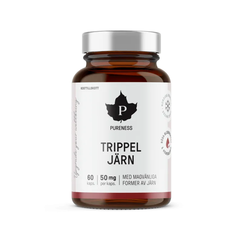 Pureness Trippel Järn 60 kapslar
