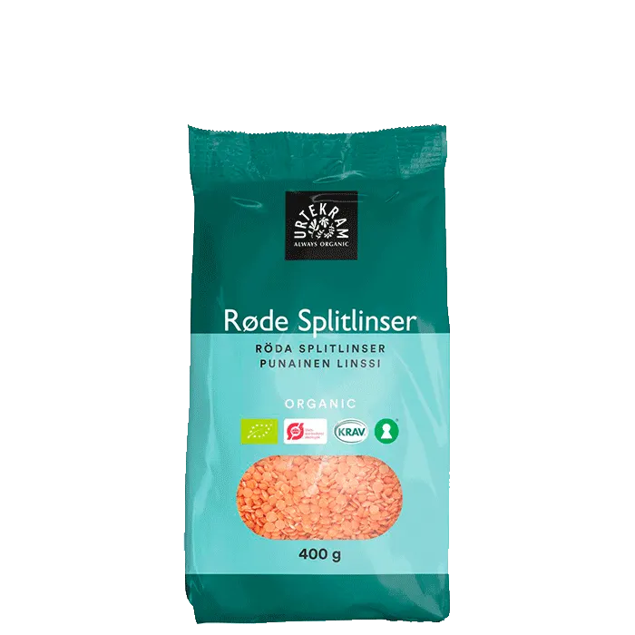 Röda Splitlinser 400 g