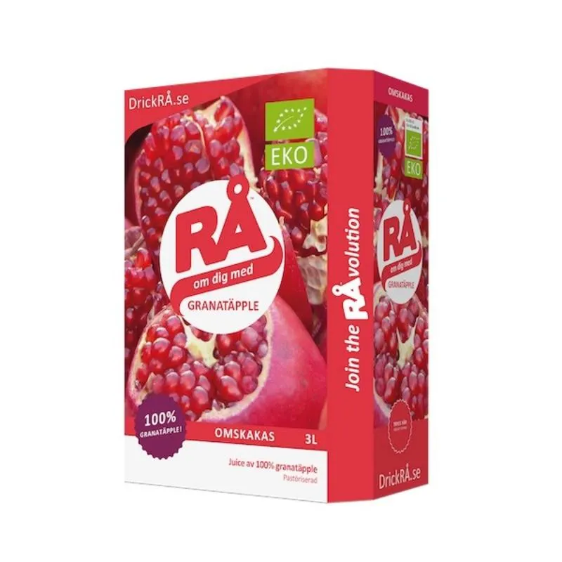 RÅ Granatäpple Bag-in-Box Eko 300 cl