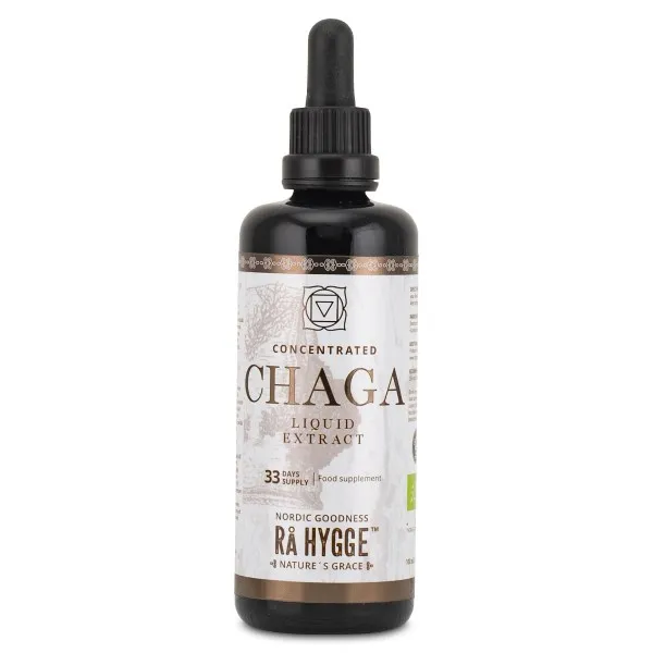 Rå Hygge Flytande Chaga Extrakt Alkoholfri , 100 ml