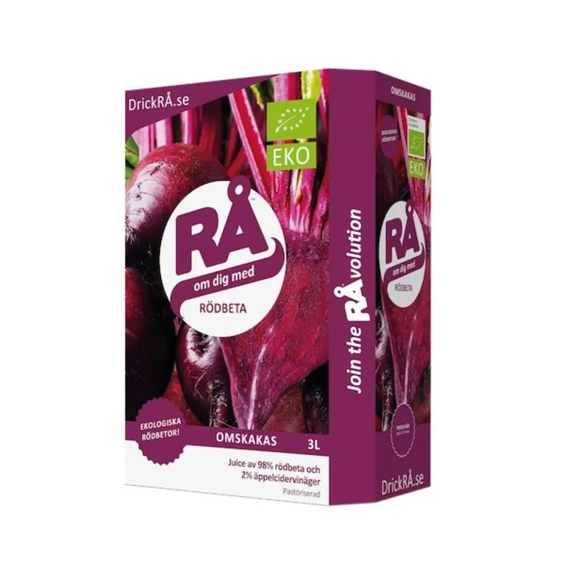RÅ Rödbeta Bag-in-Box Ekologisk 300 cl