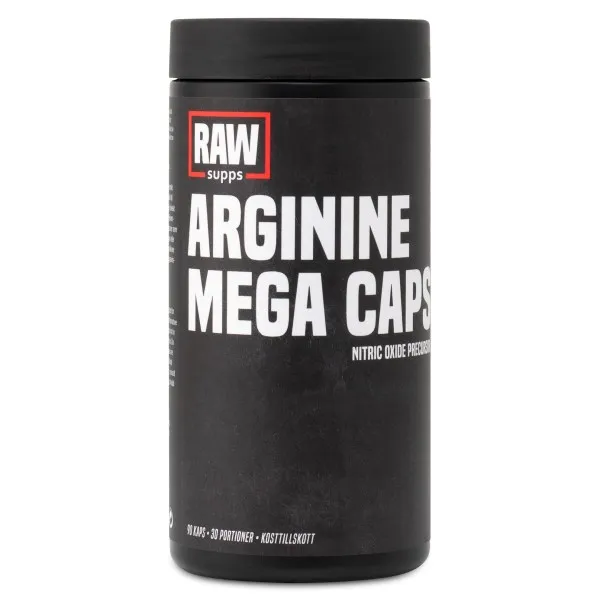 RAW Arginine Mega Caps, 90 kaps