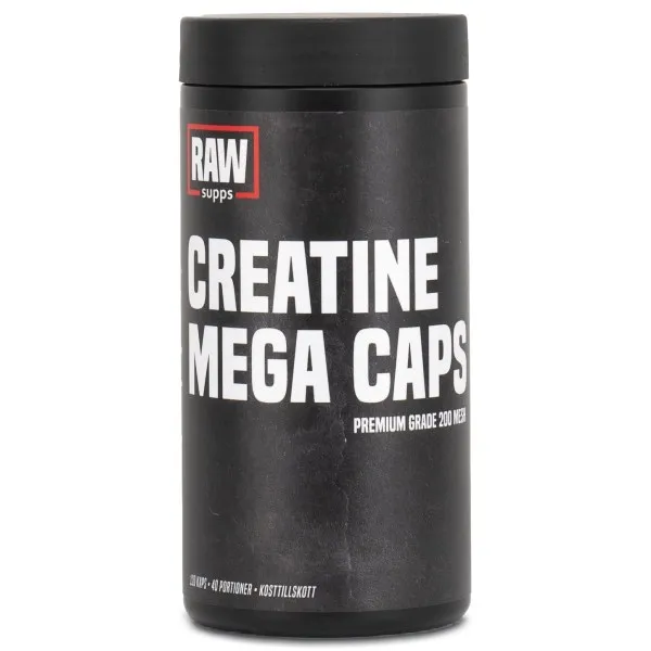 RAW Creatine Mega Caps, 120 kaps