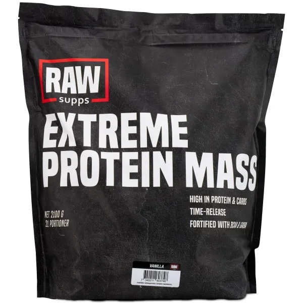 RAW Extreme Protein Mass, Vanilla, 2,1 kg