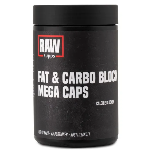 RAW Fat & Carbo Block Mega Caps, 90 kaps