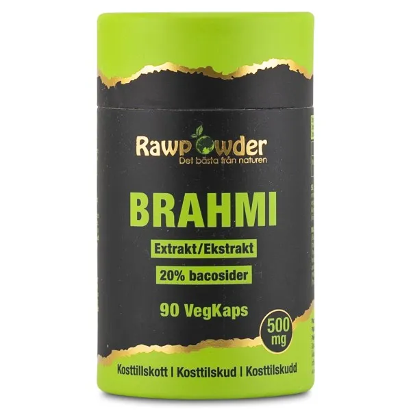 RawPowder Brahmi Extrakt, 90 kaps