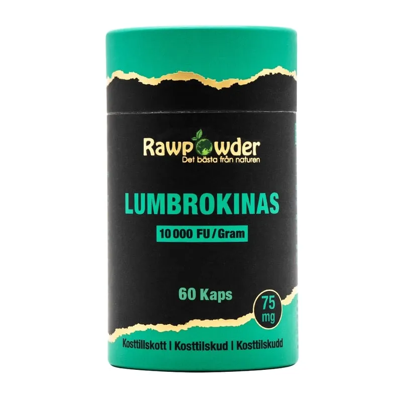Rawpowder Lumbrokinas 75 mg 60 kapslar
